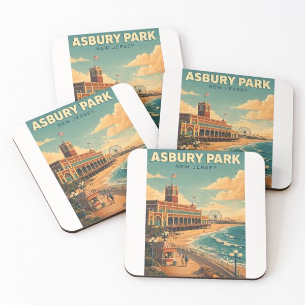 Item preview, Asbury Park Oceanfront Convention Hall and Monmouth Coast New Jersey designed and sold by Places On Earth.
