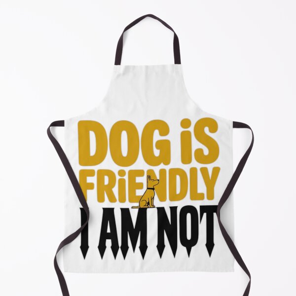 Item preview, Dog Is Friendly I Am Not - Sarcastic Pet Owner Graphic T-Shirt designed and sold by MerchlyMike.