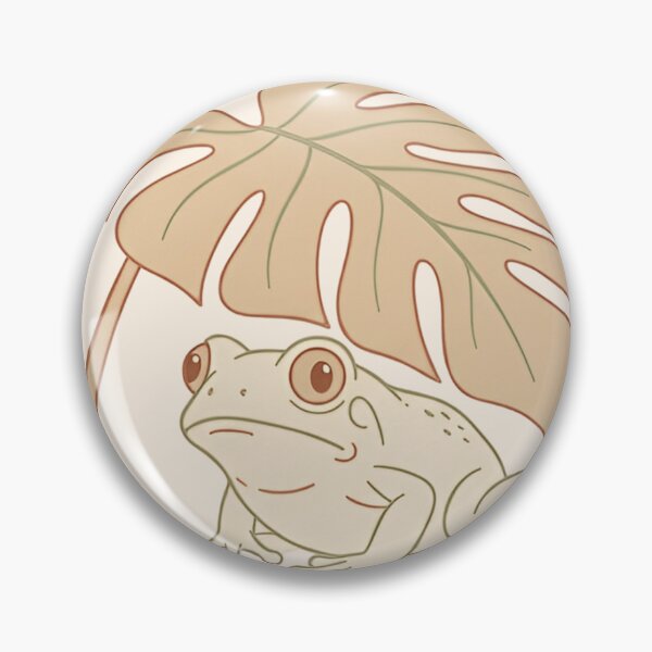 Item preview, Cute Frog Under Leaf Aesthetic Shirt  Minimalist Overthinking Froggy Art designed and sold by ZyxDes.