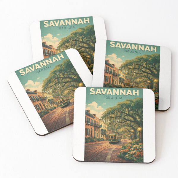 Item preview, Savannah Historic District Forsyth and Chatham Georgia designed and sold by Places On Earth.