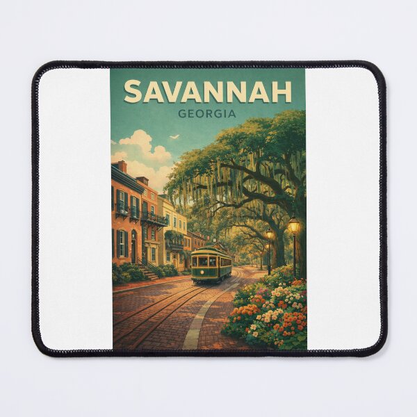 Item preview, Savannah Historic District Forsyth and Chatham Georgia designed and sold by Places On Earth.
