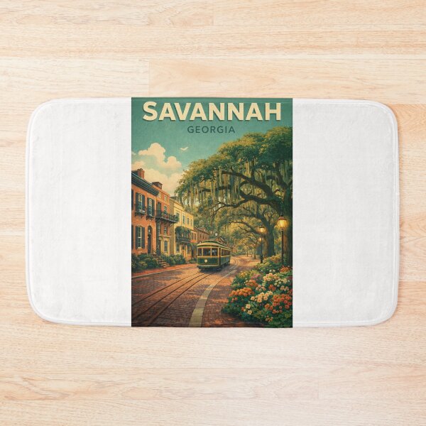 Item preview, Savannah Historic District Forsyth and Chatham Georgia designed and sold by Places On Earth.