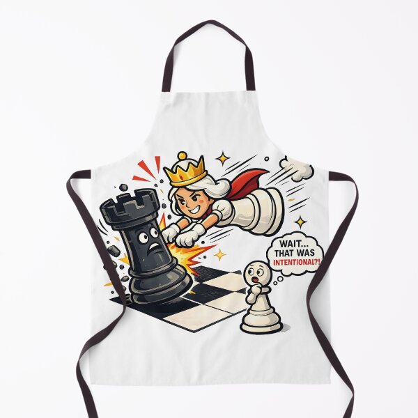 Item preview, Queen Sacrifice Chess Funny Design | “Wait… That Was Intentional?!” | Chess Meme Art for Players & Gamers designed and sold by Divakar Fashion.