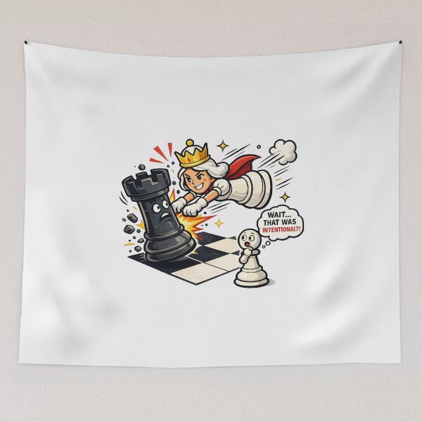 Item preview, Queen Sacrifice Chess Funny Design | “Wait… That Was Intentional?!” | Chess Meme Art for Players & Gamers designed and sold by Divakar Fashion.