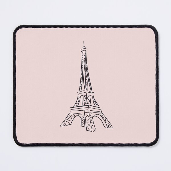 Item preview, Eiffel Tower – Simple Black Line Art Minimal Paris Design designed and sold by EmeraldeaArt.