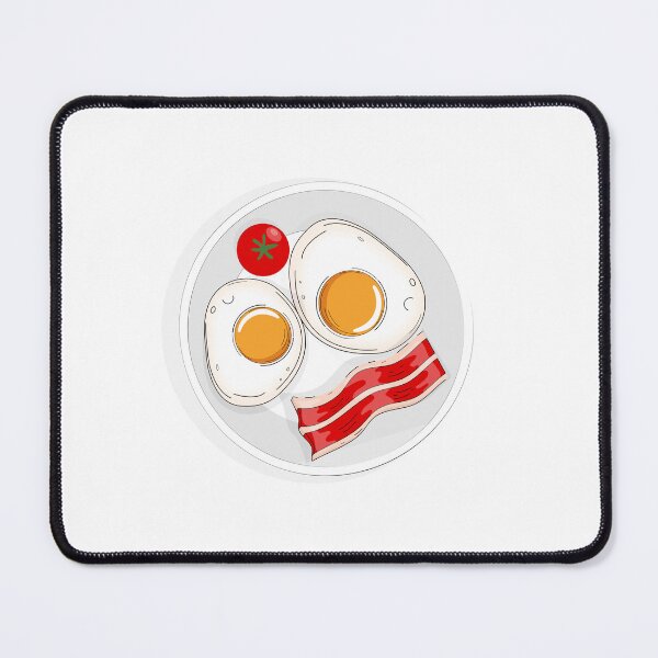 Item preview, Fried eggs in doodle style on a plate. Cartoon illustration for a cafe menu.  designed and sold by Natalia4321.