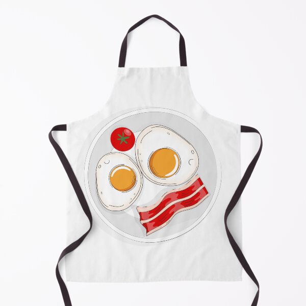 Item preview, Fried eggs in doodle style on a plate. Cartoon illustration for a cafe menu.  designed and sold by Natalia4321.