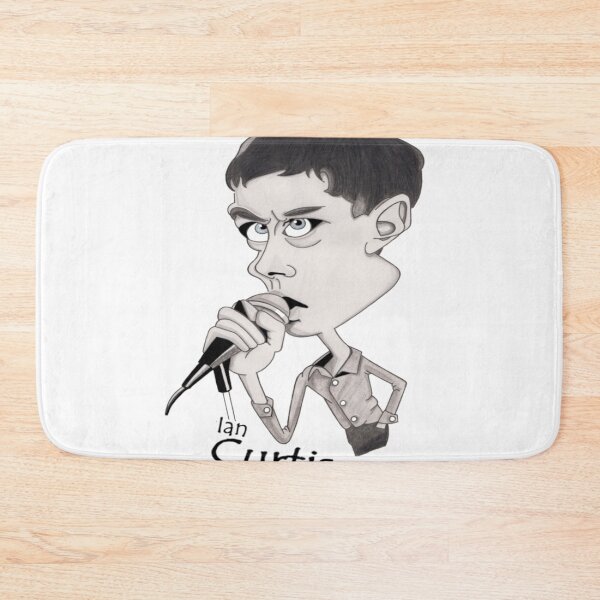Item preview, Hand drawn Ian Curtis caricature print designed and sold by CaricaturesTom.