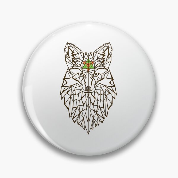 Item preview, Geometric Fox Line Art Spiritual Design designed and sold by ART-J-JAKE Wear.