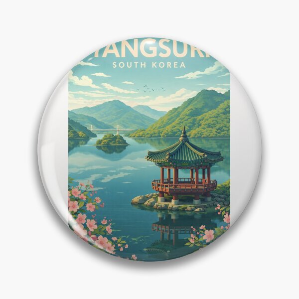 Item preview, Yangsuri Bukhangang and Namhangang South Korea designed and sold by Places On Earth.