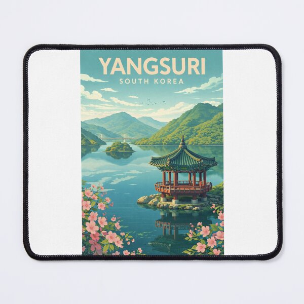 Item preview, Yangsuri Bukhangang and Namhangang South Korea designed and sold by Places On Earth.