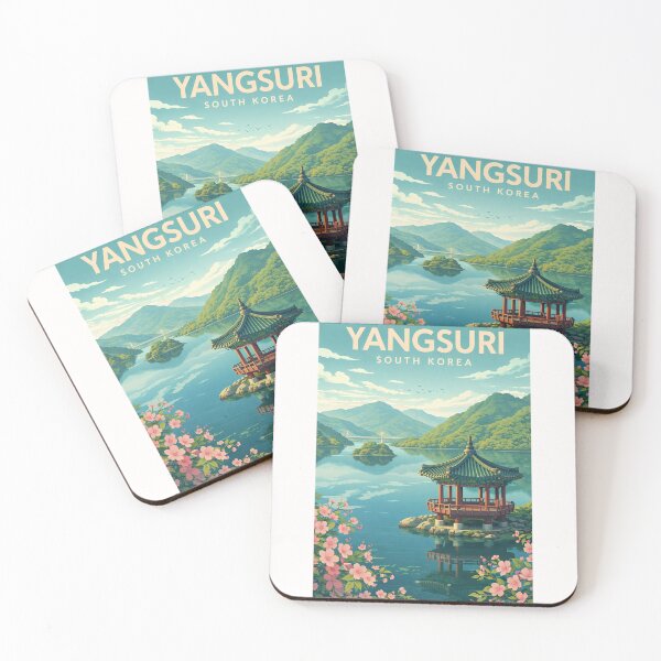 Item preview, Yangsuri Bukhangang and Namhangang South Korea designed and sold by Places On Earth.