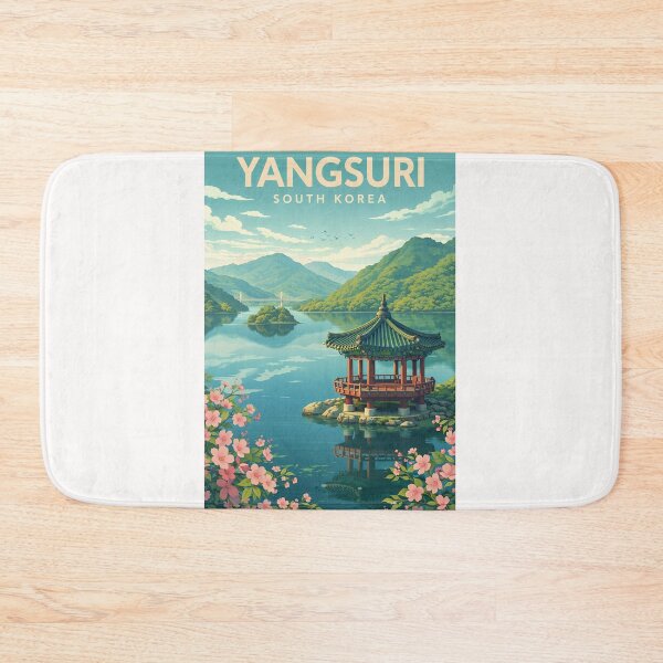 Item preview, Yangsuri Bukhangang and Namhangang South Korea designed and sold by Places On Earth.