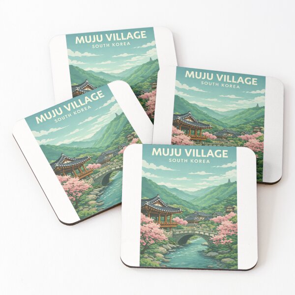 Item preview, Muju Village Deogyusan and Jeollabuk South Korea designed and sold by Places On Earth.