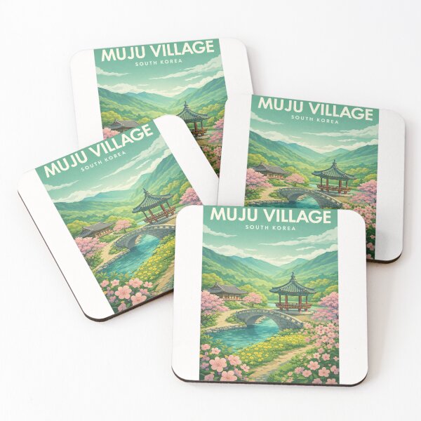 Item preview, Muju Village Deogyusan Valley and Jeoksang South Korea designed and sold by Places On Earth.