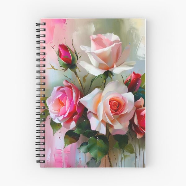 Item preview, Blush Rose Bouquet – Painterly Floral Elegance designed and sold by VelvetThornsArt.