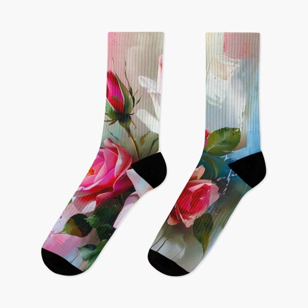 Item preview, Blush Rose Bouquet – Painterly Floral Elegance designed and sold by VelvetThornsArt.
