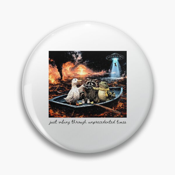 Item preview, Just Vibing Through Unprecedented Times designed and sold by CartoonGang.