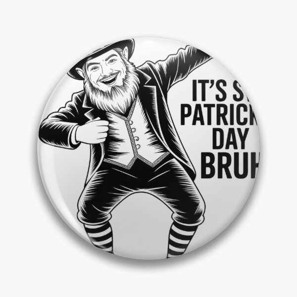Item preview, Dabbing Leprechaun in Minimalist Line Art Style designed and sold by Bloomkept.