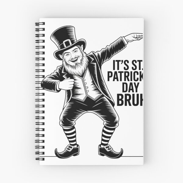 Item preview, Dabbing Leprechaun in Minimalist Line Art Style designed and sold by Bloomkept.