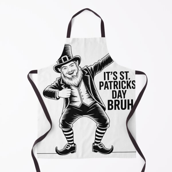 Item preview, Dabbing Leprechaun in Minimalist Line Art Style designed and sold by Bloomkept.