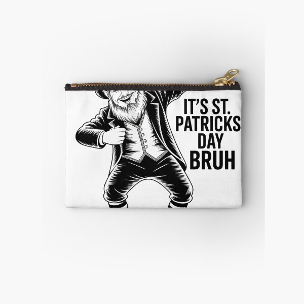Item preview, Dabbing Leprechaun in Minimalist Line Art Style designed and sold by Bloomkept.