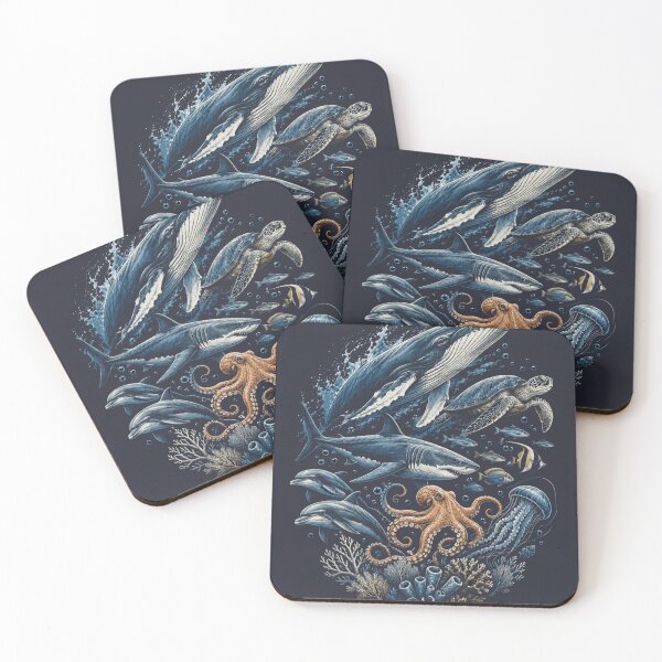 Item preview, Ocean Legends – Marine Life Illustration designed and sold by MWSailingClub.