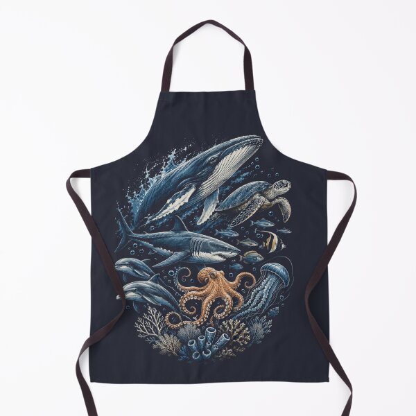 Item preview, Ocean Legends – Marine Life Illustration designed and sold by MWSailingClub.