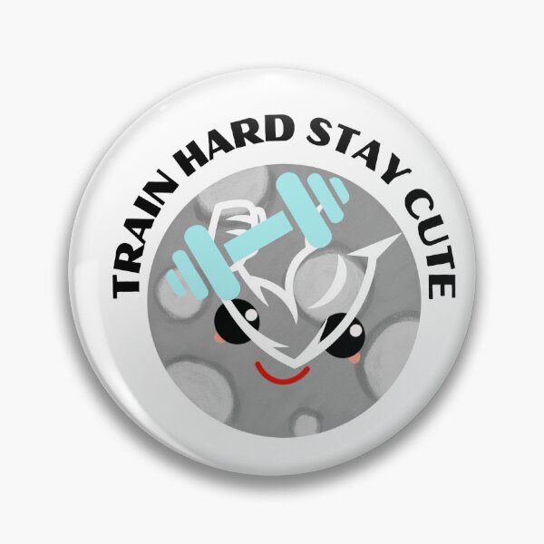 Item preview, Train Hard Stay Cute Gym Motivation Kawaii Fitness Design, Cute Workout Lover Gift designed and sold by Palette-Vibes.