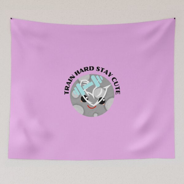 Item preview, Train Hard Stay Cute Gym Motivation Kawaii Fitness Design, Cute Workout Lover Gift designed and sold by Palette-Vibes.