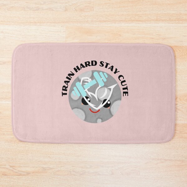 Item preview, Train Hard Stay Cute Gym Motivation Kawaii Fitness Design, Cute Workout Lover Gift designed and sold by Palette-Vibes.