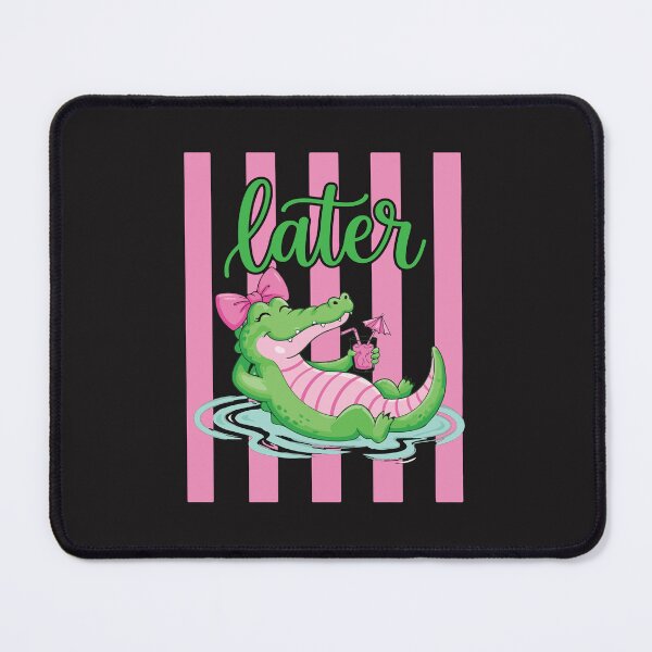 Item preview, Later Gator After While Crocodile Funny Alligator Cute Summer Beach Girly Vibes designed and sold by kiralynstration.