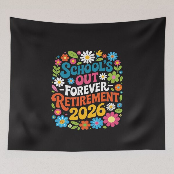 Item preview, Schools Out Forever Retired Teacher 2026 Funny Retirement Gift End Of School Year designed and sold by kiralynstration.