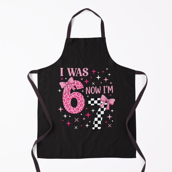 Item preview, I Was 6 Now Im 7 Birthday Girl Coquette Bow Cute 7th Birthday Pink Aesthetic   designed and sold by kiralynstration.