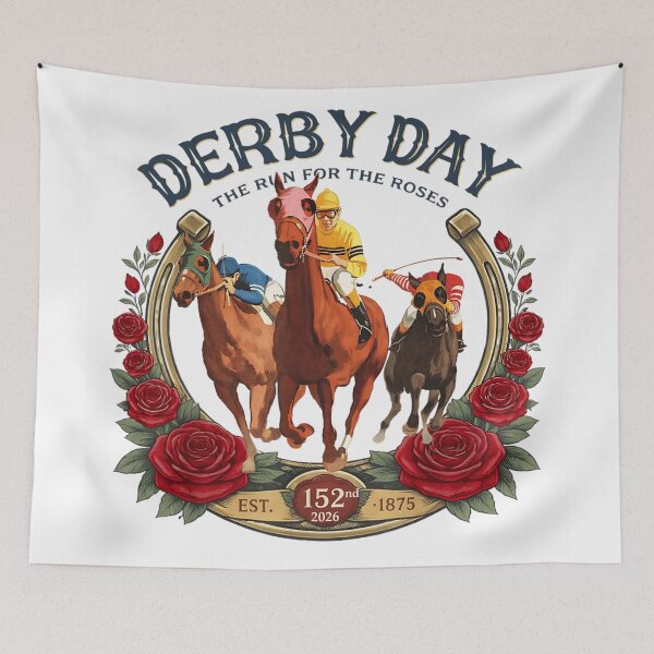 Item preview, Official 152nd Derby Day 2026 The Run For The Roses Equestrian designed and sold by StuZabine.