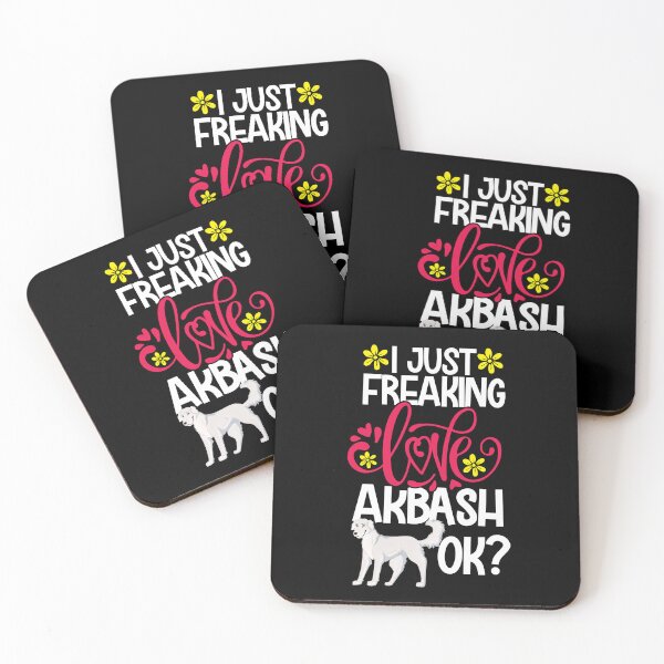 Item preview, I Just Freaking Love Akbash Ok designed and sold by CosmoKitsch.