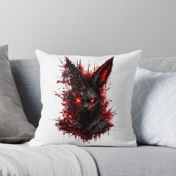 Item preview, Glitch Horror Rabbit Shirt – Broken Bunny Red Cyberpunk Distortion Design designed and sold by UnglaublichGut.