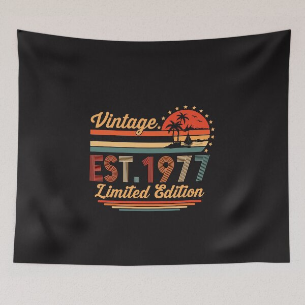 Item preview, Vintage 1977 45th Birthday Limited Edition 45 Years Old Born In 1977 Gift designed and sold by kiralynstration.