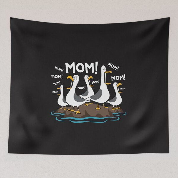 Item preview, Mom Mom Mom Seagull Funny Mothers Day Gift Tired Mom Life Humor Mama designed and sold by kiralynstration.