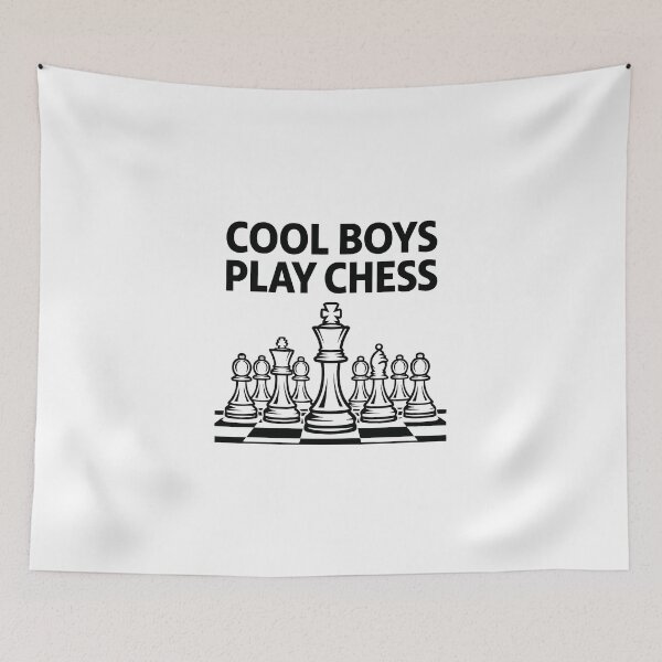 Item preview, Cool Boys Play Chess designed and sold by jkrphoto.
