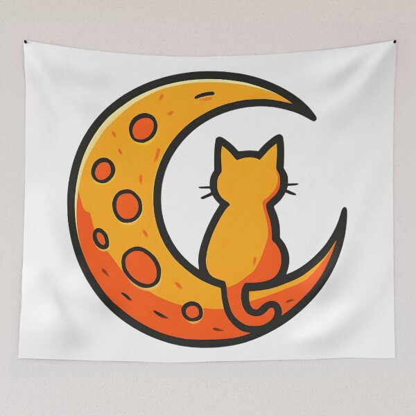 Item preview,  Moon cat designed and sold by uunaa.