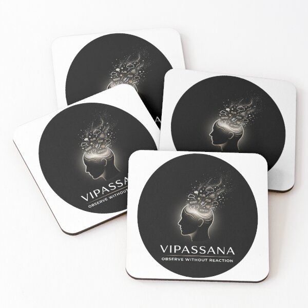 Item preview, Vipassana – Observe Without Reaction | Mindfulness Zen Meditation Design designed and sold by ArtsyExplorer.