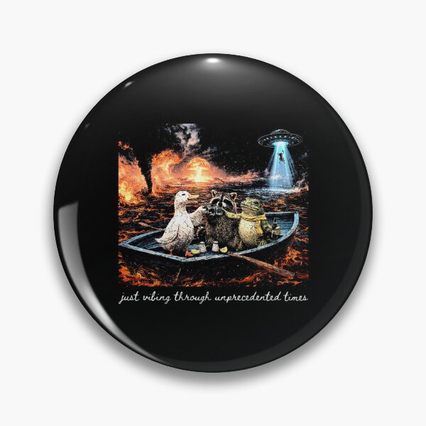 Item preview, Just Vibing Through Unprecedented Times designed and sold by CartoonGang.