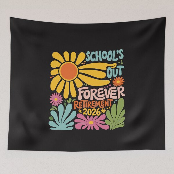 Item preview, Schools Out Forever Retired Teacher 2026 Funny Retirement Gift Summer Teacher designed and sold by kiralynstration.