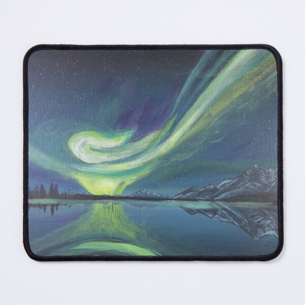 Item preview, Aurora Lights Over Mountains designed and sold by princessFanona.