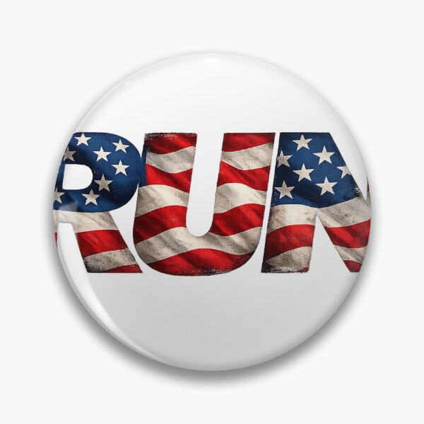 Item preview, RUN USA Flag designed and sold by -ADRIAV-.