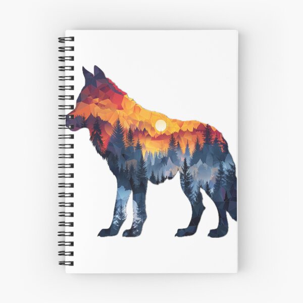 Artikelvorschau, Nature Wolf at sunrise entworfen und verkauft von InnerByJonas.