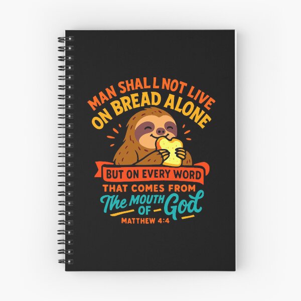 Item preview, Matthew 4:4 Man Shall Not Live On Bread Alone designed and sold by plushism.