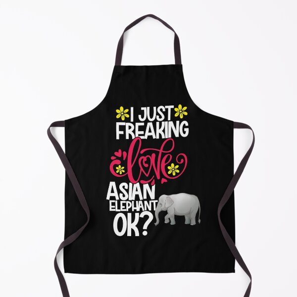 Item preview, I Just Freaking Love Asian Elephant Ok designed and sold by CosmoKitsch.