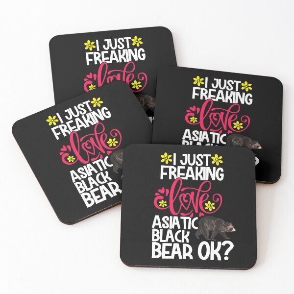 Item preview, I Just Freaking Love Asiatic Black Bear Ok designed and sold by CosmoKitsch.